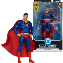 Load image into Gallery viewer, DC Multiverse Superman (Action Comics) Gold Label 7in Action Figure McFarlane Toys Maple and Mangoes
