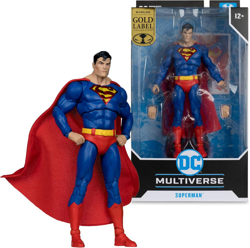 DC Multiverse Superman (Action Comics) Gold Label 7in Action Figure McFarlane Toys Maple and Mangoes