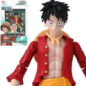 One Piece Anime Heroes Monkey D. Luffy Version 2 Action Figure Maple and Mangoes