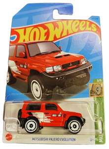 2023 Hot Wheels #175 Mud Studs Mitsubishi Pajero Evolution Red