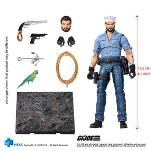 HIYA Exquisite Mini Series 1/18 Scale 4 Inch G.I.Joe Shipwreck Action Figure Maple and Mangoes