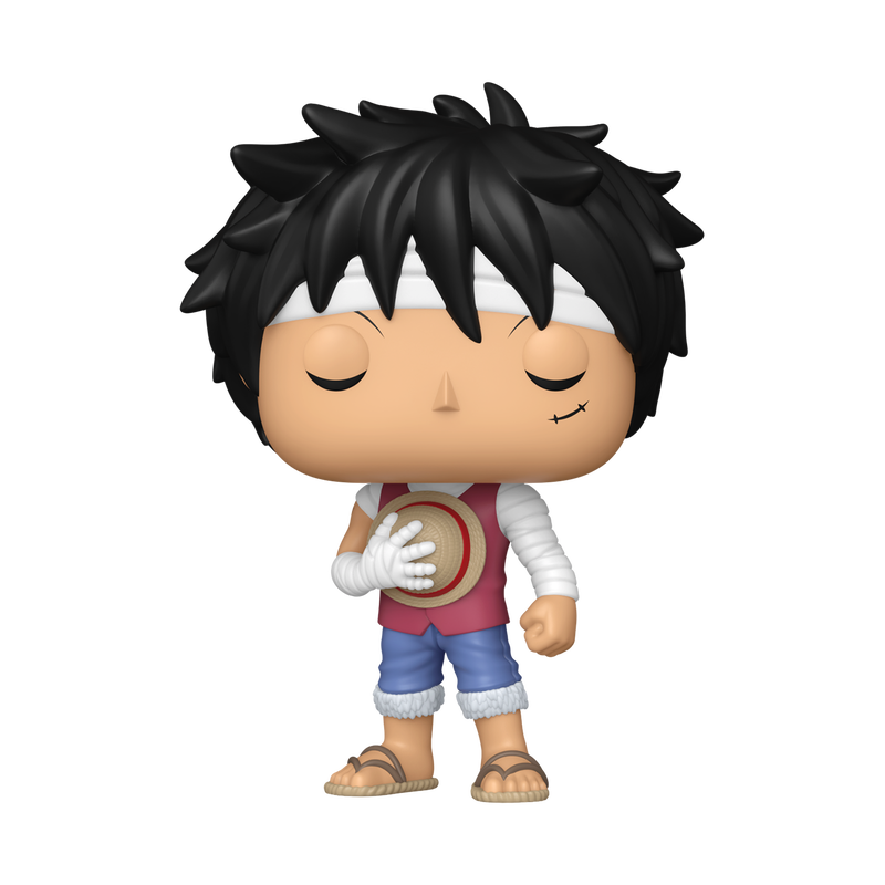 Pop! Monkey D. Luffy (Marineford Memorial) with Pop! Hard Protector (Exclusive) Maple and Mangoes