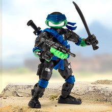 Load image into Gallery viewer, Teenage Mutant Ninja Turtles x G.I. Joe Leonardo x Snake Eyes Action Figure Maple and Mangoes
