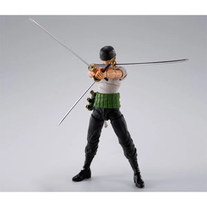 One Piece Roronoa Zoro Romance Dawn S.H.Figuarts Action Figure Maple and Mangoes