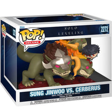 Load image into Gallery viewer, Solo Leveling Jinwoo Vs. Cerberus Deluxe Funko Pop! Vinyl Figure #2272 Maple and Mangoes
