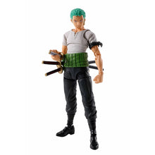 Load image into Gallery viewer, One Piece Roronoa Zoro Romance Dawn S.H.Figuarts Action Figure Maple and Mangoes
