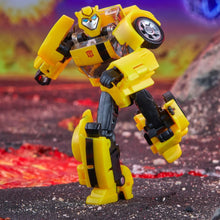 Load image into Gallery viewer, Transformers Generations Legacy United Deluxe Animated Universe Bumblebee Maple and Mangoes
