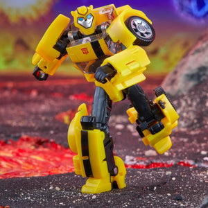 Transformers Generations Legacy United Deluxe Animated Universe Bumblebee Maple and Mangoes