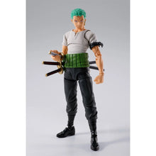 Load image into Gallery viewer, One Piece Roronoa Zoro Romance Dawn S.H.Figuarts Action Figure Maple and Mangoes
