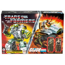 Load image into Gallery viewer, G.I. Joe x Transformers Collaborative Kup Triple T with Sgt. Slaughter and Leatherneck Action Figures&nbsp; Maple and Mangoes
