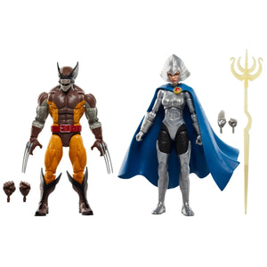 Wolverine 50th Anniversary Marvel Legends Wolverine and Lilandra Neramani 6-Inch Action Figure 2-Pack Maple and Mangoes