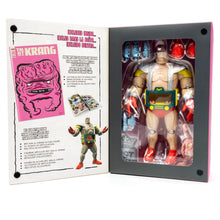 Load image into Gallery viewer, Teenage Mutant Ninja Turtles BST AXN Best of Krang Comic Book &amp; 8-Inch XL Action Figure Set Maple and Mangoes
