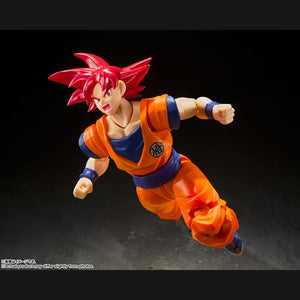 S.H.Figuarts Figures - Dragon Ball Super - Super Saiyan God Son Goku (Saiyan God Of Virtue) Maple and Mangoes