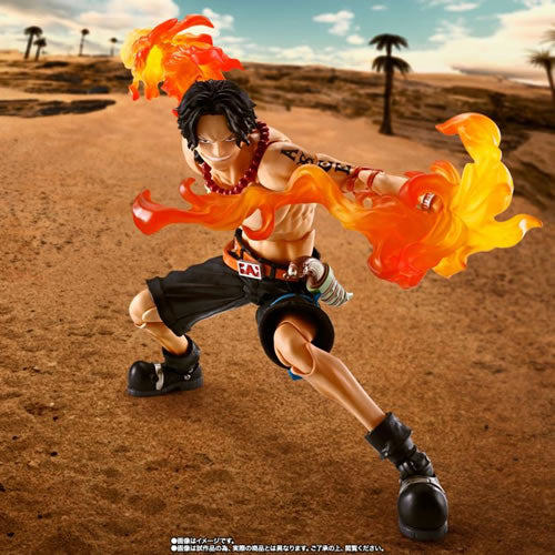 S.H.Figuarts Figures - One Piece - Portgas D. Ace (Fire Fist) Maple and Mangoes