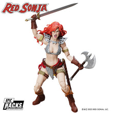 Load image into Gallery viewer, Epic H.A.C.K.S. Figures - Red Sonja - 1:12 Scale Red Sonja Gold And Red Limited Edition (Pre-order)*
