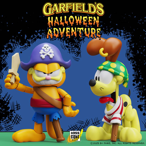 Garfield ハロウィン パンプキン フィギュア Garfield Figures - Garfield's Halloween Adventure - Pirate