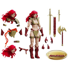 Load image into Gallery viewer, Epic H.A.C.K.S. Figures - Red Sonja - 1:12 Scale Red Sonja Gold And Red Limited Edition (Pre-order)*
