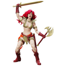 Load image into Gallery viewer, Epic H.A.C.K.S. Figures - Red Sonja - 1:12 Scale Red Sonja Gold And Red Limited Edition Maple and Mangoes
