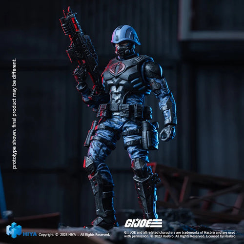 HIYA Exquisite Mini Series 1/18 Scale 4 Inch G.I.Joe Cobra Trooper Action Figure Maple and Mangoes