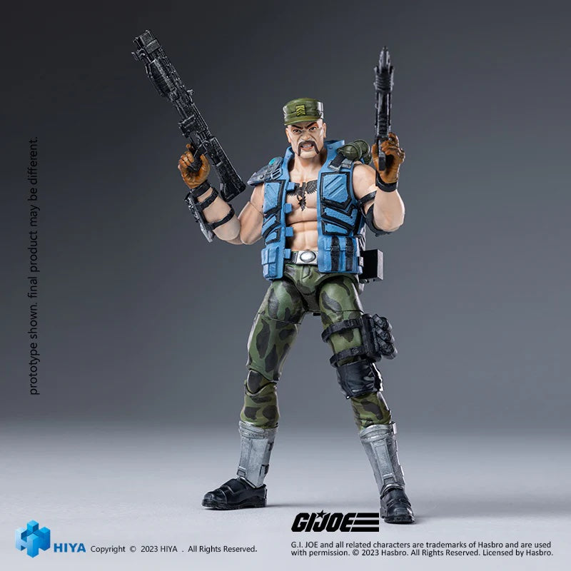 HIYA Exquisite Mini Series 1/18 Scale 4 Inch G.I.Joe Gung-Ho Action Figure Maple and Mangoes