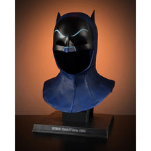 Load image into Gallery viewer, DC Batman Classic TV Series 1966 1:1 Scale Cowl Replica Maple and Mangoes
