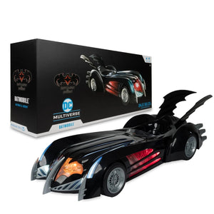 DC Multiverse Batman Robin Batmobile 24 1 2 Inch Vehicle with Lights Maple and Mangoes