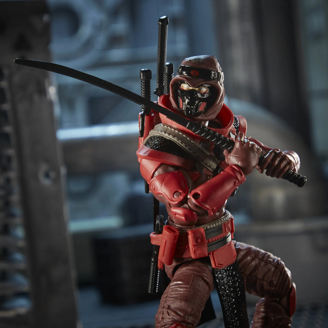 G.I. Joe Classified Series Red Ninja Figure Maple and Mangoes