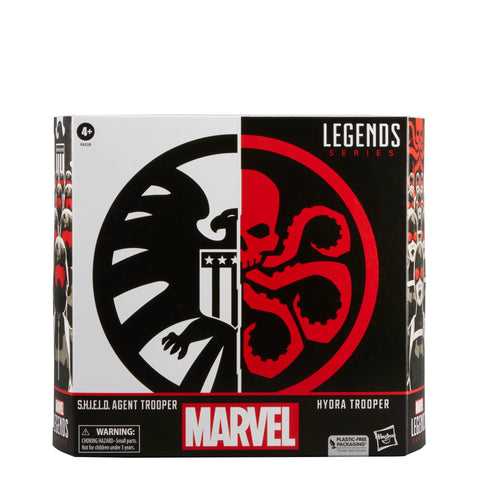 Hasbro Marvel Legends Series S.H.I.E.L.D. Agent Trooper and Hydra Trooper Exclusive Maple and Mangoes