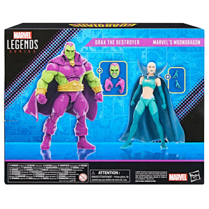 Hasbro Marvel Legends Series Drax the Destroyer and Marvel's Moondragon Maple and Mangoes