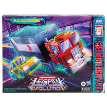 Load image into Gallery viewer, Transformers Legacy Evolution Core Class Optimus Prime &amp; Bumblebee Maple and Mangoes
