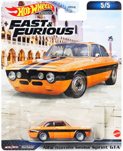 Load image into Gallery viewer, Hot Wheels Fast and Furious 2023 Mix 3 Case of 5 Maple and Mangoes
