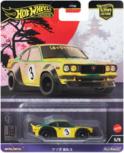 Load image into Gallery viewer, Hot Wheels Car Culture 2024 Japan Historic Vehicle Case of 5 Maple and Mangoes
