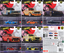 Load image into Gallery viewer, Hot Wheels Car Culture 2024 Japan Historic Vehicle Case of 5 Maple and Mangoes
