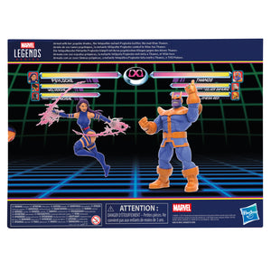 Marvel Legends Series Gamerverse Psylocke vs. Thanos Action Figure Collectibles Maple and Mangoes
