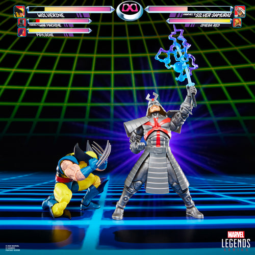 Marvel Legends Series Gamerverse Wolverine vs Marvel's Silver Samurai Action Figure Collectibles Maple and Mangoes