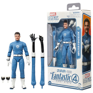 Marvel Legends Series Mister Fantastic, The Fantastic Four: First Steps Movie, Reed Richards Collectible Maple and Mangoes