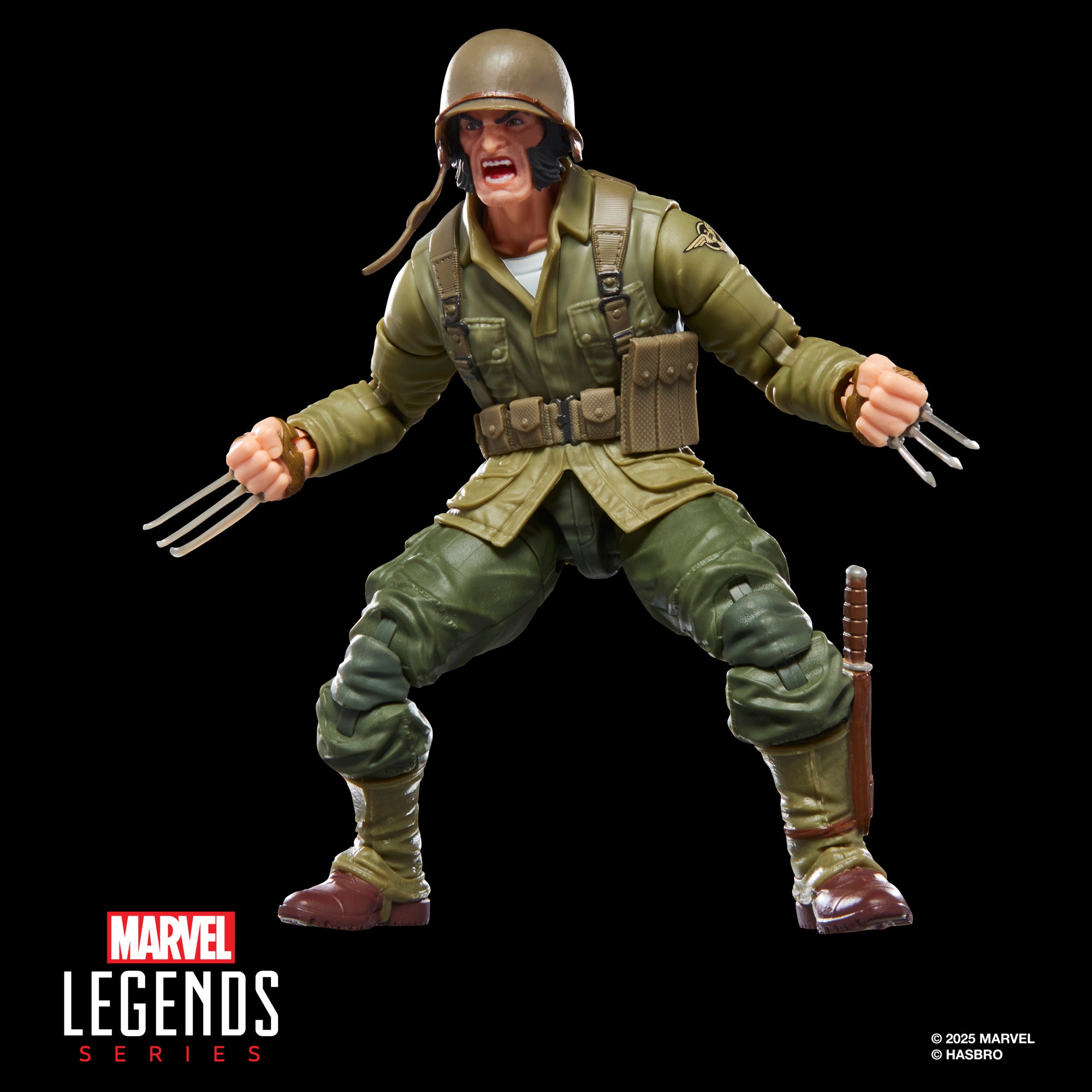 Marvel Legends Series Wolverine (WWII Logan), X-Men Comics Action