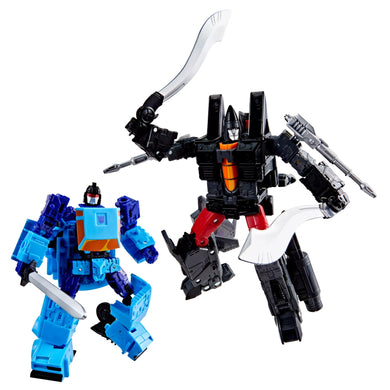 Transformers Studio Series MTMTE Collection Deluxe Class Transformers: Devastation Ground Soldier and Elite Seeker Maple and Mangoes