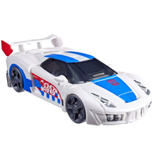 Load image into Gallery viewer, Transformers Age of the Primes Deluxe Class Smokescreen Maple and Mangoes
