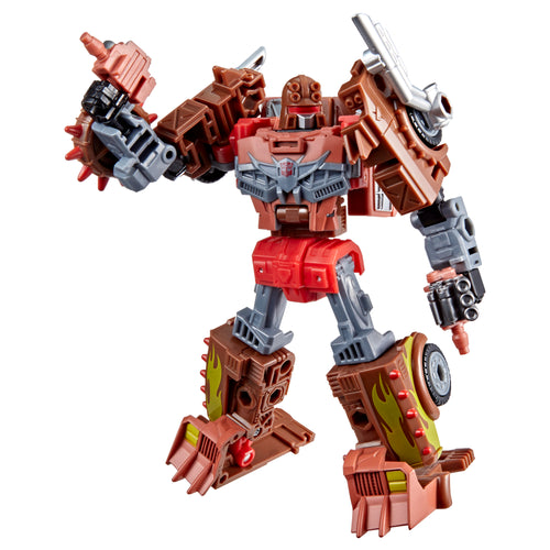 Transformers Age of the Primes Deluxe Class Junkion Jalopy Maple and Mangoes