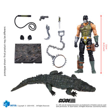 Load image into Gallery viewer, HIYA Exquisite Mini Series 1/18 Scale 4 Inch G.I.Joe Croc Master＆Fiona Action Figure Maple and Mangoes
