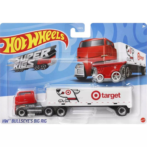 Hot Wheels 1:64 Scale Bullseye's Big Rig Toy Truck & Shopping Cart Set - 3 PieceMaple and Mangoes