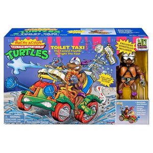 Teenage Mutant Ninja Turtles Toilet Taxi Vehicle with Donatello Action Figure 2024 Released - Exclusive&nbsp; Maple and Mangoes