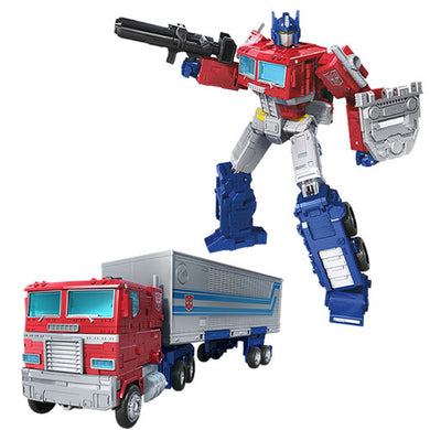 Transformers Generations War for Cybertron Earthrise Leader Class Optimus Prime Maple and Mangoes