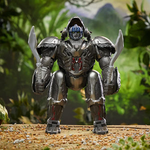 Transformers: Rise of the Beasts Command & Convert Animatronic Optimus Primal Maple and Mangoes