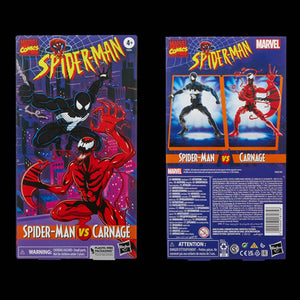 Marvel Legends 6" Figures - Spider-Man: TAS - Spider-Man & Carnage 2-Pack (VHS Pack Ex) Maple and Mangoes