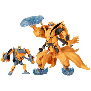 Transformers Gen Collab Figures - Naruto x Transformers Mash-Up - Kurama And Gamakichi - 5L00 Maple and Mangoes