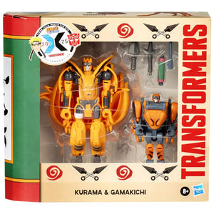 Transformers Gen Collab Figures - Naruto x Transformers Mash-Up - Kurama And Gamakichi - 5L00 Maple and Mangoes