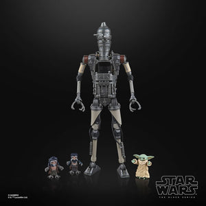 Star Wars Figures - 6" The Black Series - The Mandalorian - Deluxe IG-12 &amp; Grogu Maple and Mangoes