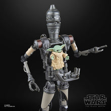 Load image into Gallery viewer, Star Wars Figures - 6&quot; The Black Series - The Mandalorian - Deluxe IG-12 &amp; Grogu Maple and Mangoes
